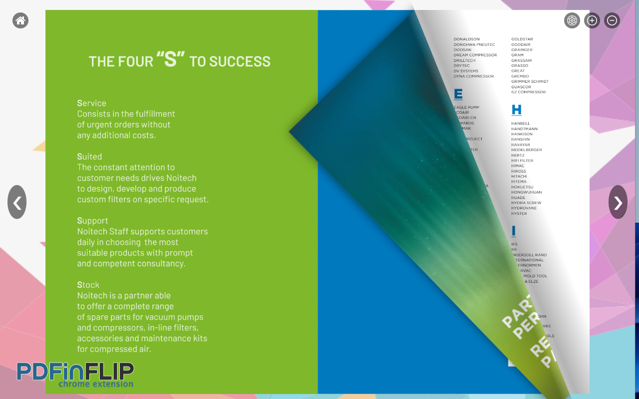 PdfinFlip - PDF to Flipbook Chrome Extension