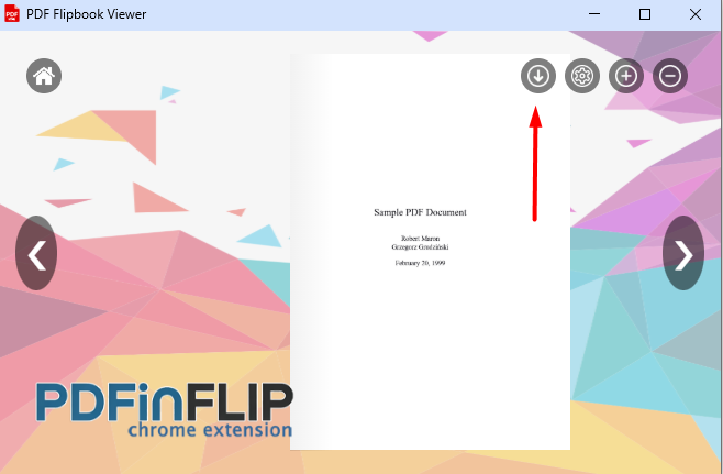 PdfinFlip - PDF to Flipbook Chrome Extension